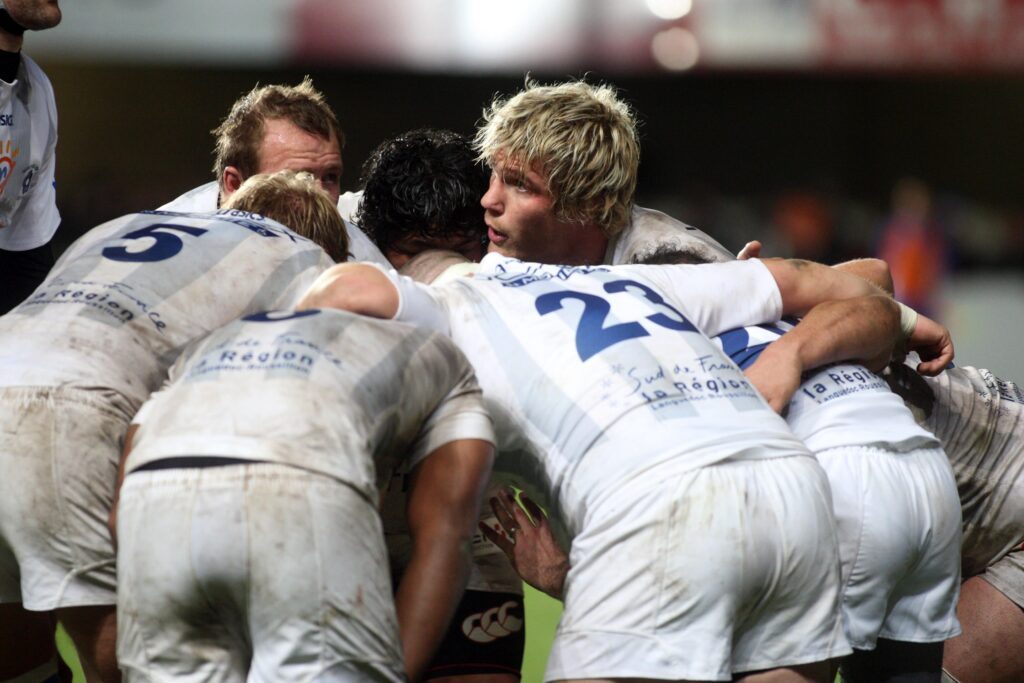 Rémy Martin durante Montpellier - Toulouse en Top 14, en diciembre de 2011